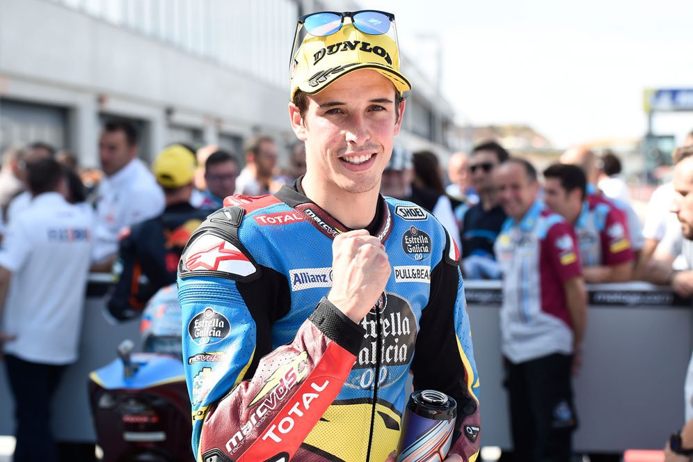 Hasil Pemanasan Moto2 Aragon: Alex Marquez Asapi Luca Marini