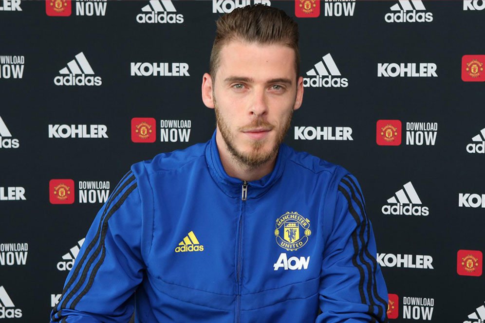 Resmi, David De Gea Perpanjang Kontrak di MU Hingga Tahun 2023