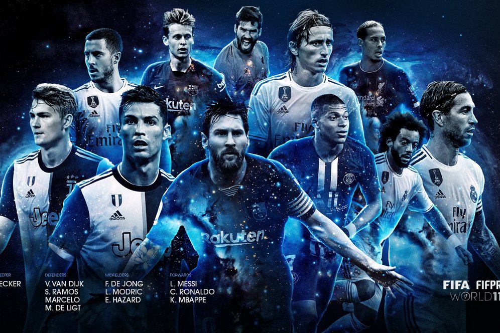 Inilah Pemenang FIFA/FIFPro World XI 2019