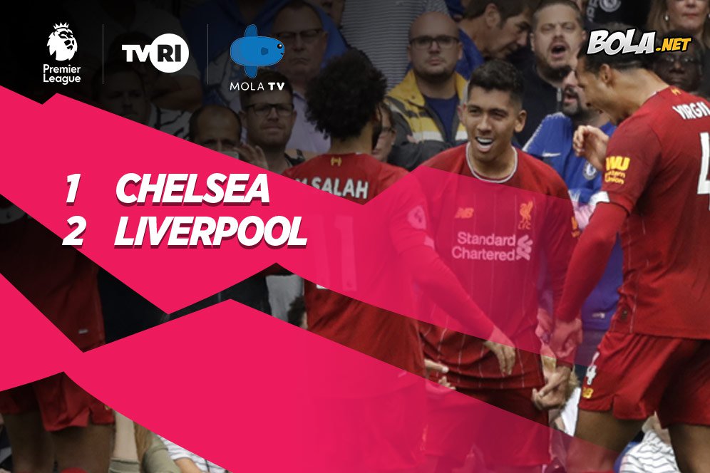 Hasil Pertandingan Chelsea vs Liverpool: Skor 1-2