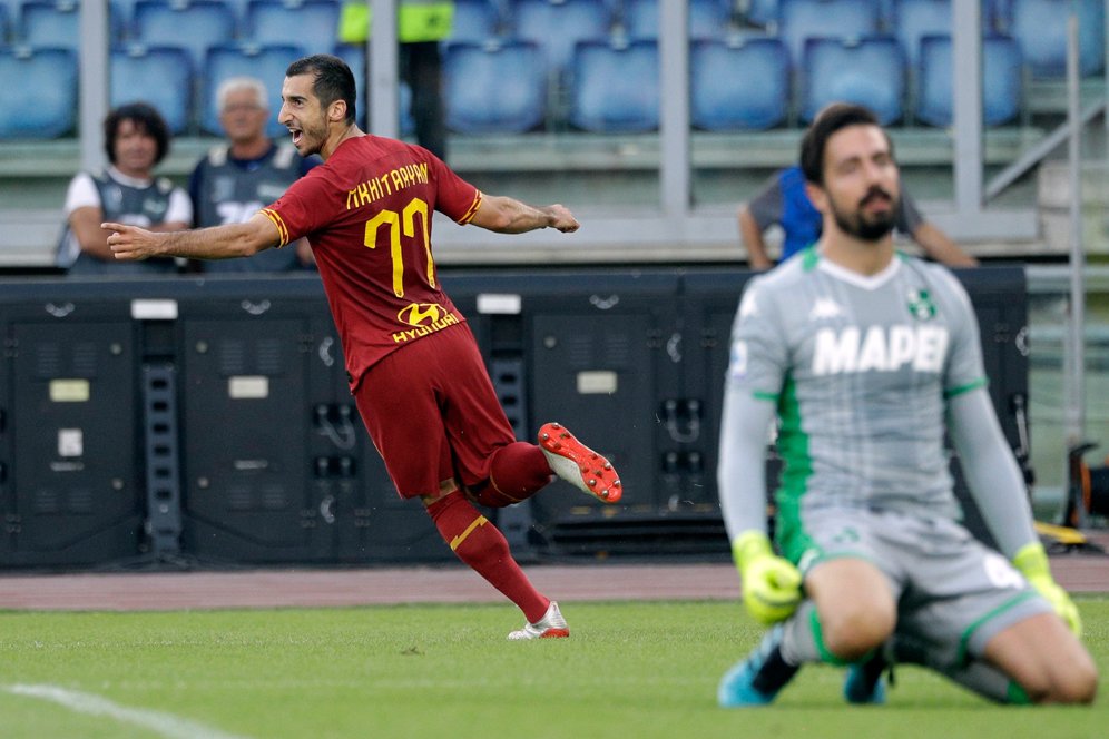 Hasil Pertandingan AS Roma vs Sassuolo: Skor 4-2