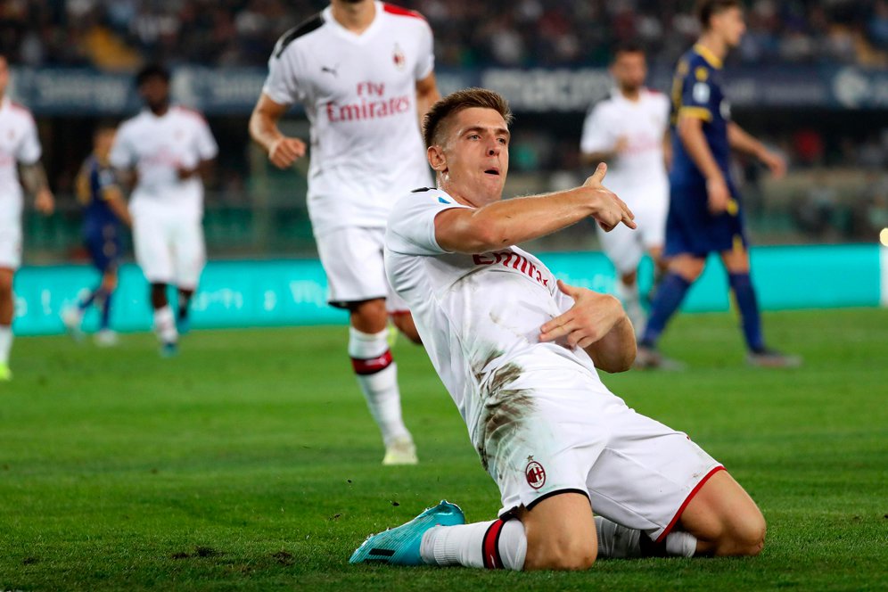 Man of the Match Hellas Verona vs AC Milan: Krzysztof Piatek