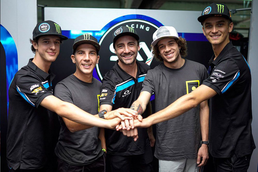 Sky Racing VR46 Resmi Tentukan Pebalap di Moto2 dan Moto3 2020