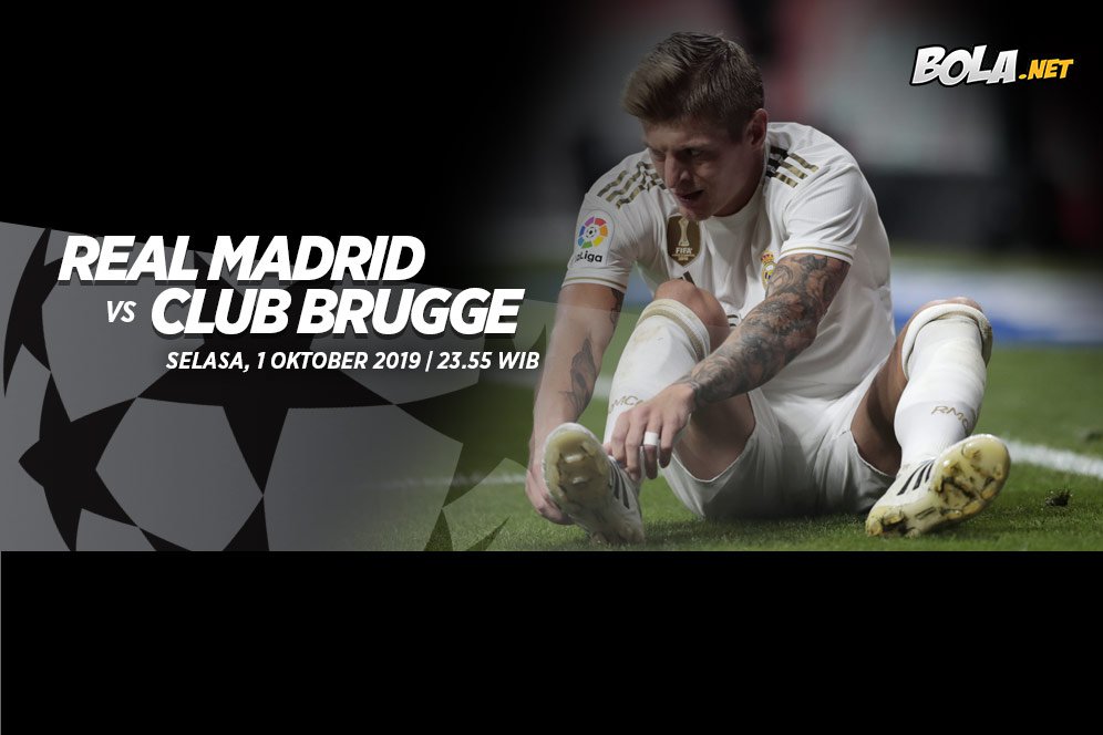 Live Streaming Real Madrid vs Club Brugge di Vidio