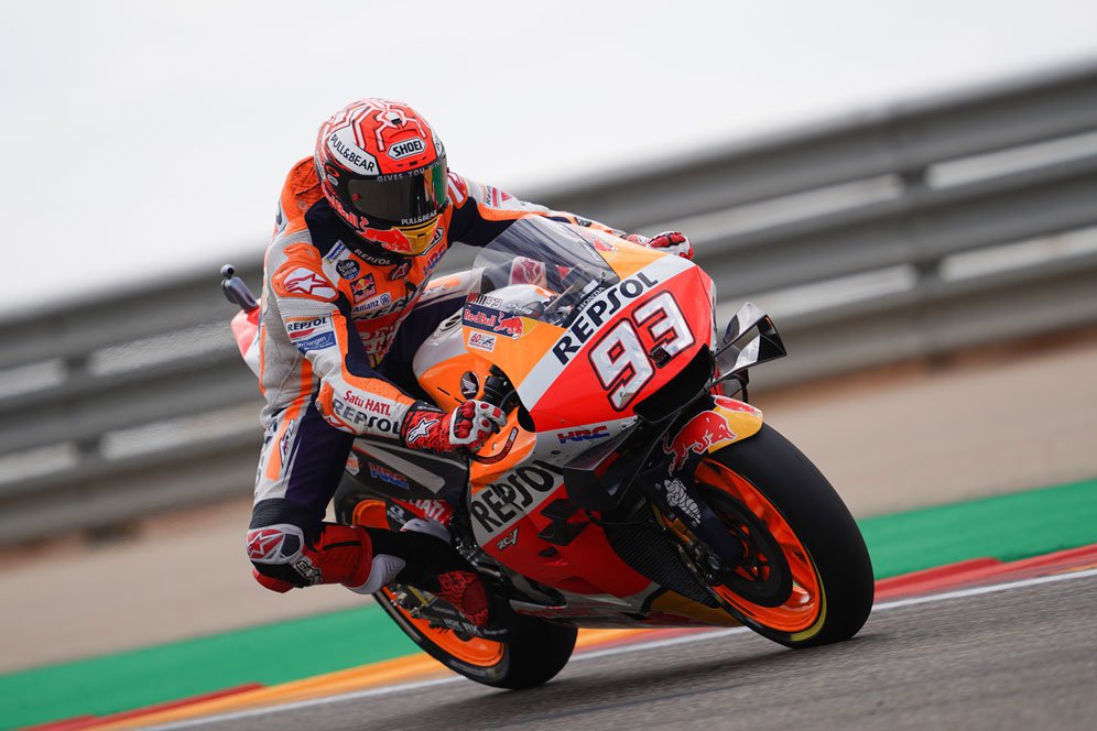 Hasil Kualifikasi MotoGP Aragon: Marc Marquez Rebut Pole di Kandang