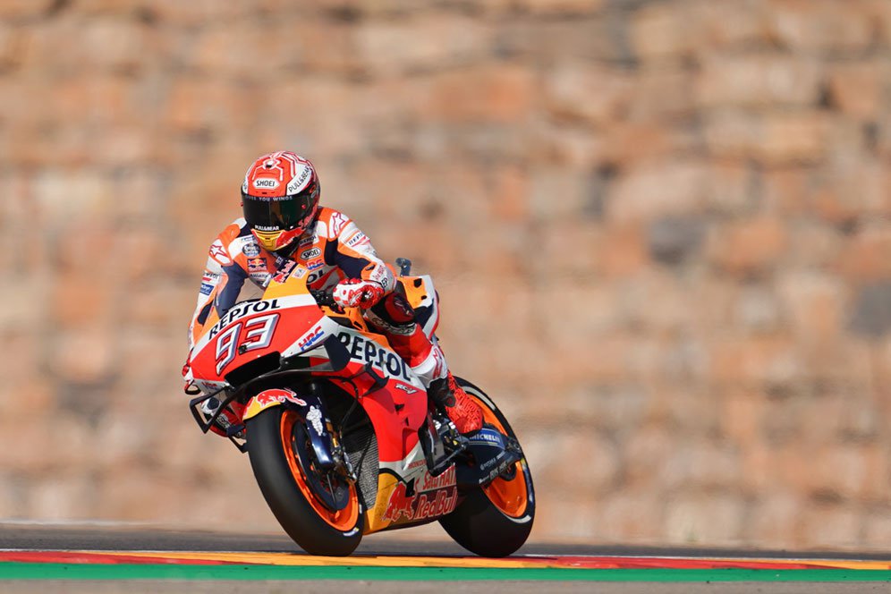 Hasil FP4 MotoGP Aragon: Marquez Tercepat, Diikuti Vinales-Quartararo