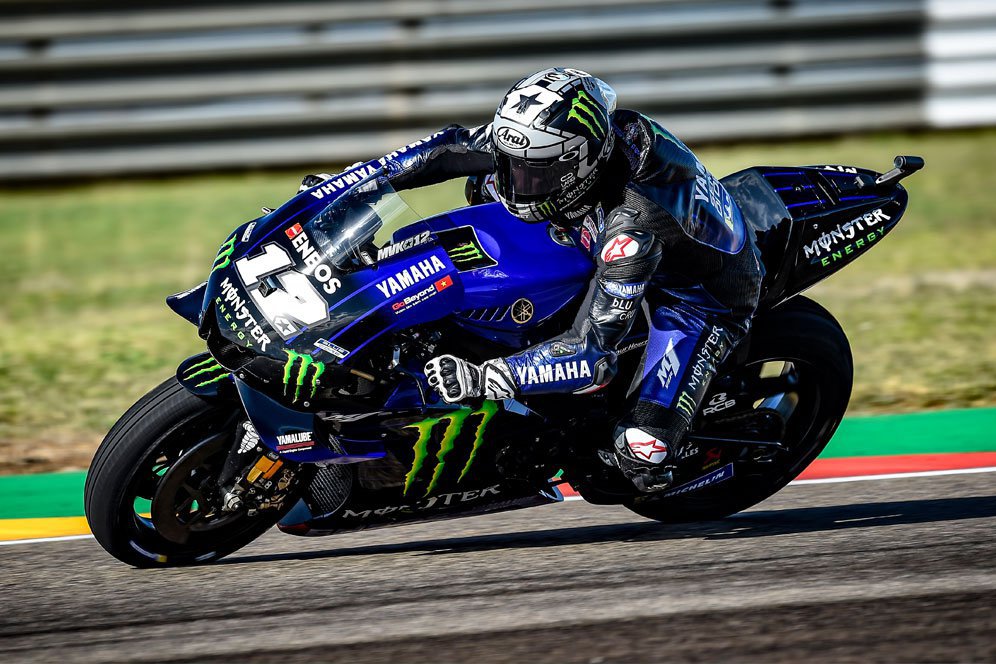 Hasil Pemanasan MotoGP Aragon: Maverick Vinales Terdepan