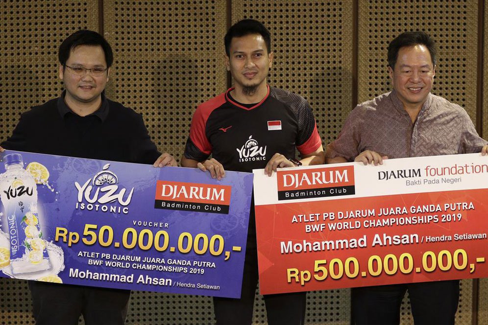 Rebut Gelar Juara Dunia, Mohammad Ahsan Raih Bonus dari PB Djarum