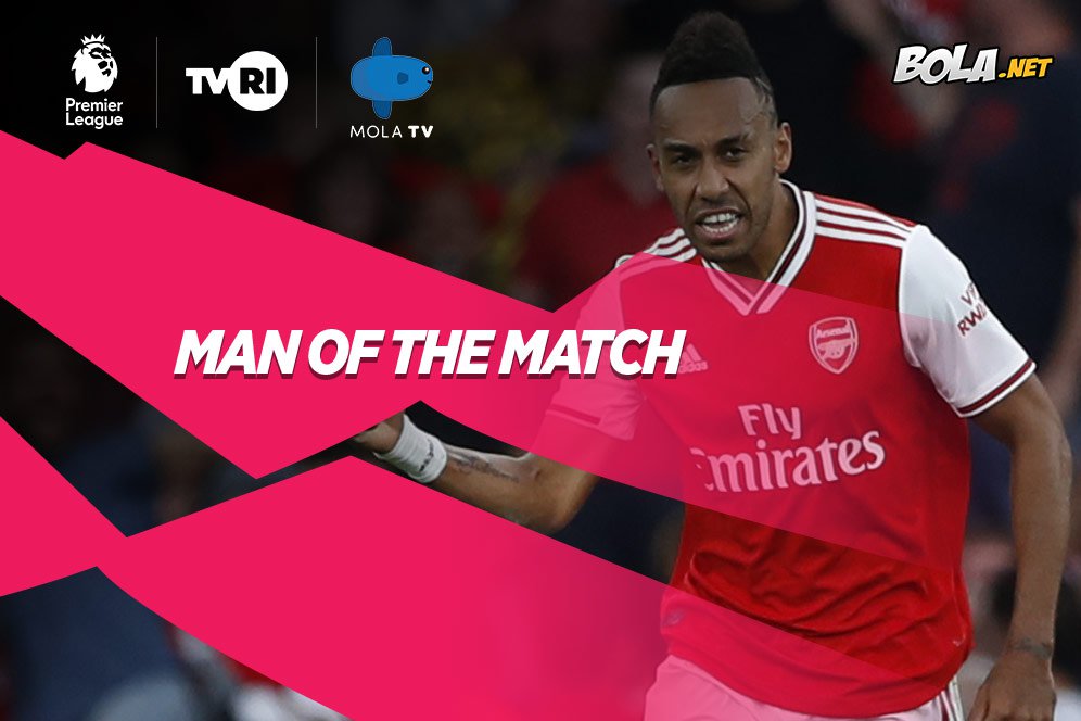 Man of the Match Arsenal vs Tottenham: Pierre-Emerick Aubameyang