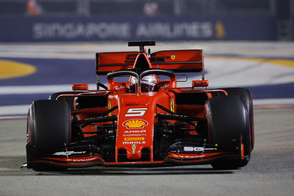 Hasil Balap F1 Singapura: Vettel Akhiri Paceklik Kemenangan