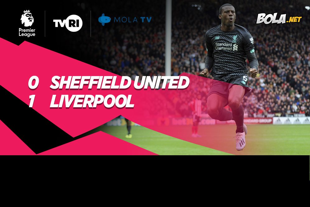 Hasil Pertandingan Sheffield United vs Liverpool: Skor 0-1