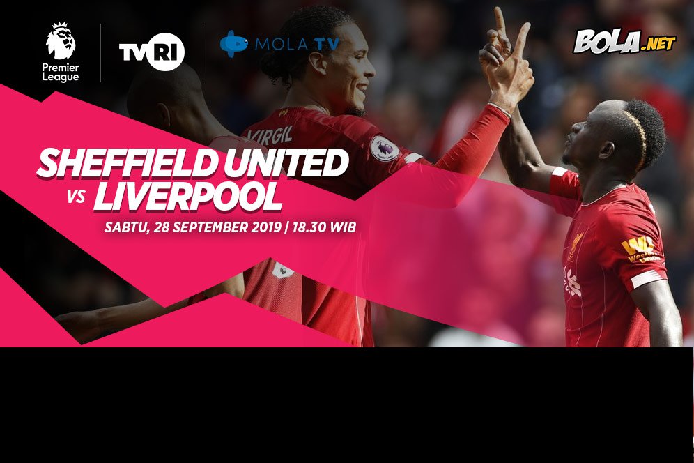 Jadwal dan Siaran Langsung Sheffield vs Liverpool di Mola TV