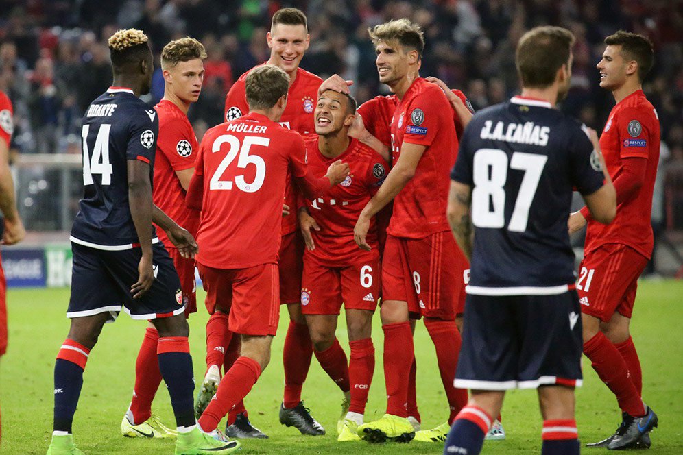 Man of the Match Bayern Munchen vs Red Star Belgrade: Thiago Alcantara