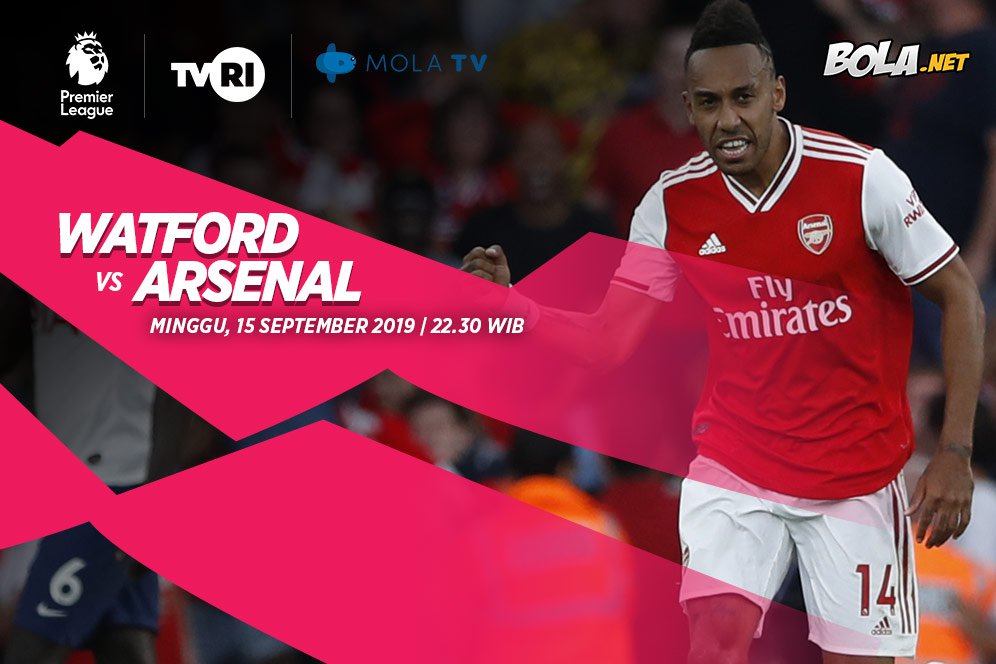 Prediksi Watford vs Arsenal 15 September 2019