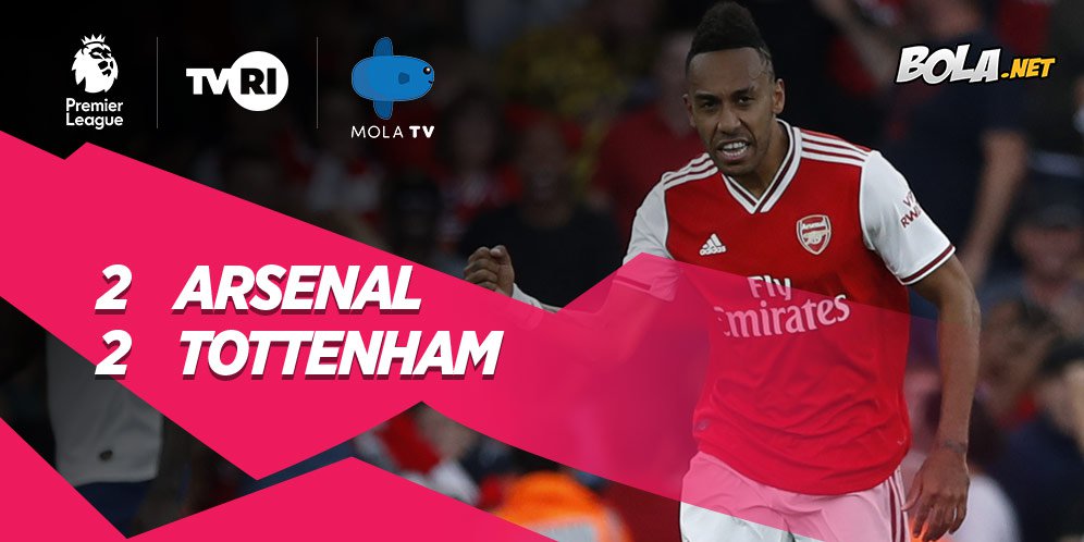 Hasil Pertandingan Arsenal vs Tottenham: Skor 2-2 - Bola.net