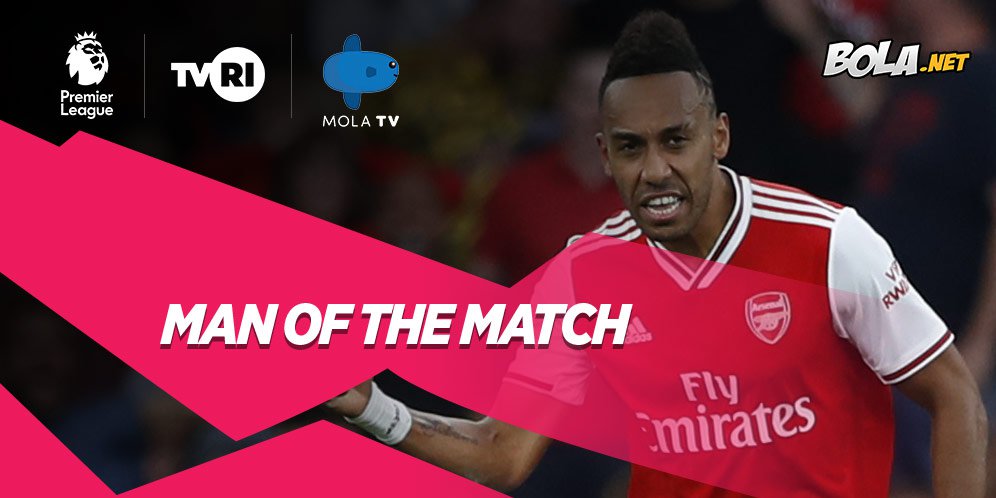 Man of the Match Arsenal vs Tottenham: Pierre-Emerick Aubameyang