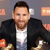 Kalahkan Mbappe, Lionel Messi Raih Trofi Sepatu Emas Eropa 2019