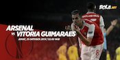 Live Streaming Arsenal vs Vitoria Guimaraes di Vidio