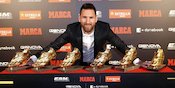 Lionel Messi Raih Sepatu Emas, Sang Anak Malah Jadi Pusat Perhatian