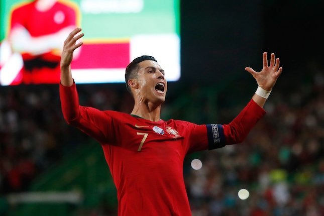 Bintang Portugal, Cristiano Ronaldo (c) AP Photo