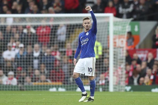 Gelandang Tengah: James Maddison (Leicester) - Rating 7.64