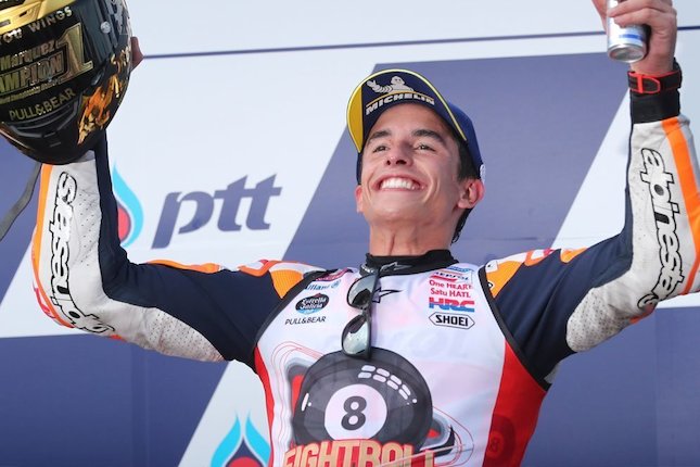 Pebalap Repsol Honda, Marc Marquez (c) AP Photo