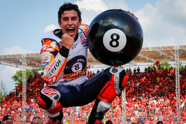 Pebalap Repsol Honda, Marc Marquez (c) MotoGP