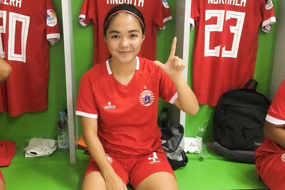 Anggita Oktaviani, Bek Cantik Milik Persija Putri Anggita Oktaviani, Bek Cantik Milik Persija Putri