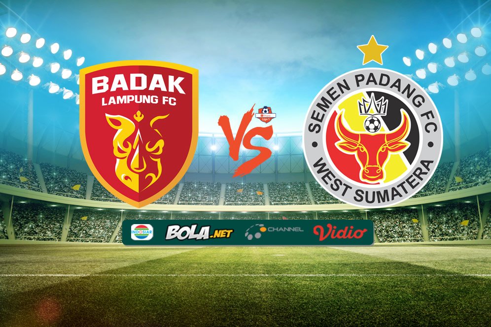 Live Streaming Shopee Liga 1 di Vidio: Badak Lampung vs Semen Padang