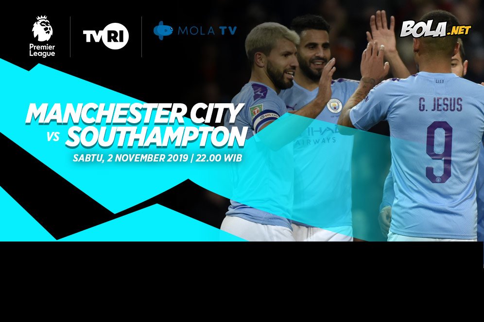 Live Streaming Manchester City vs Southampton di Mola TV