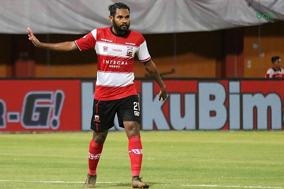 Madura United Kehilangan Fandry Imbiri Sampai Akhir Musim