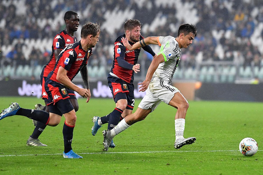 Hasil Pertandingan Juventus vs Genoa: Skor 2-1