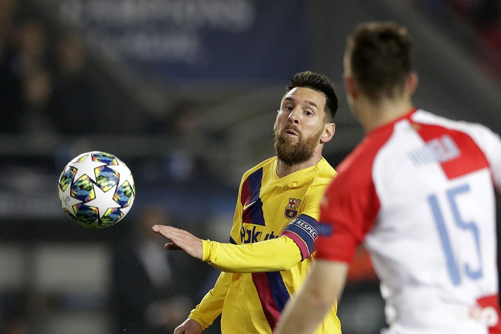 Man of the Match Slavia Praha vs Barcelona: Lionel Messi