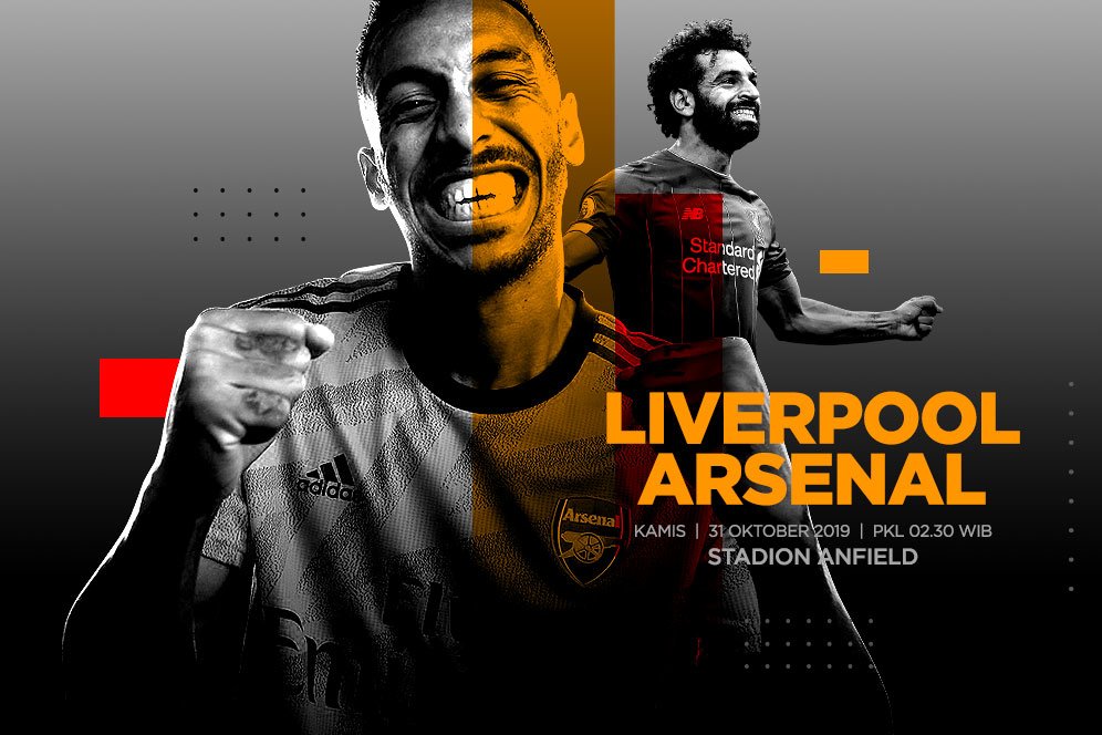 Prediksi Liverpool vs Arsenal 31 Oktober 2019