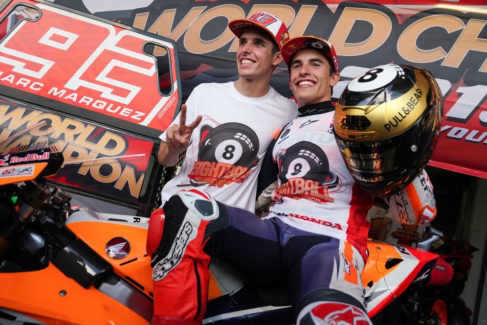 Alex Marquez Kembali Bekuk Marc Marquez di Balap Lari Gunung