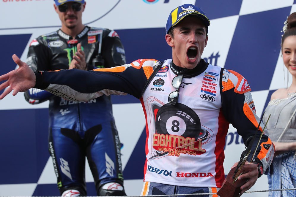 Marc Marquez Kunci Gelar, Sang Ibu Malah Makin Deg-degan