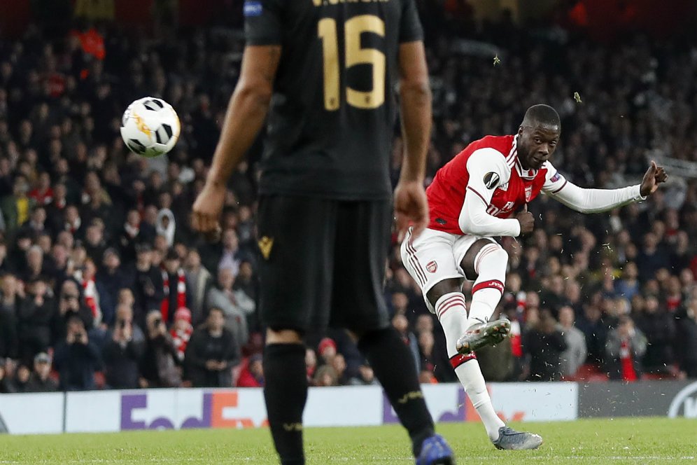 Man of the Match Arsenal vs Vitoria Guimaraes: Nicolas Pepe