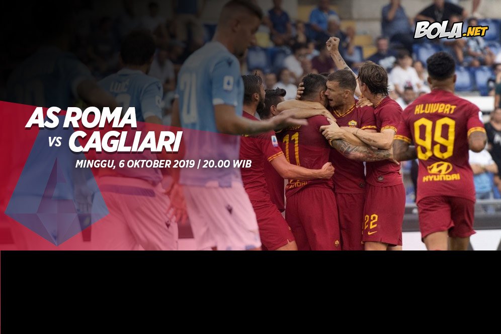 Data dan Fakta Serie A: AS Roma vs Cagliari