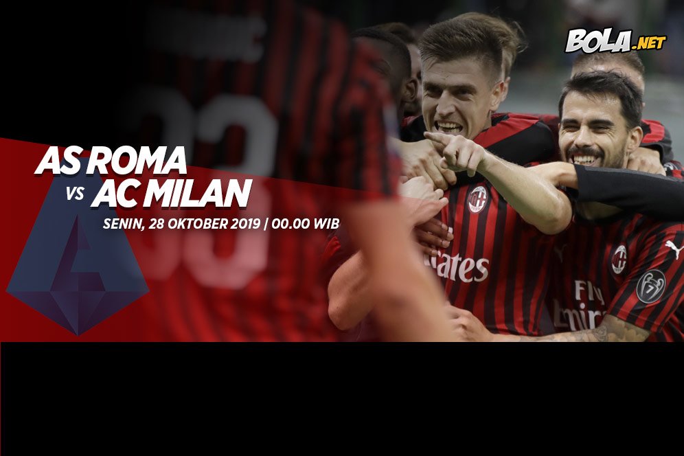 Data dan Fakta Serie A: AS Roma vs AC Milan