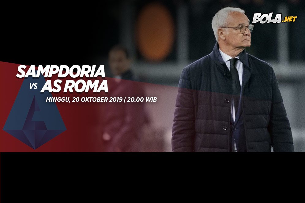 Prediksi Sampdoria vs AS Roma 20 Oktober 2019