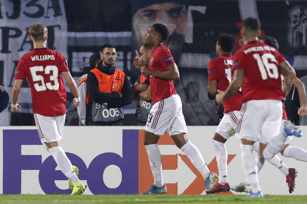 Highlights Liga Europa: Partizan 0-1 Manchester United