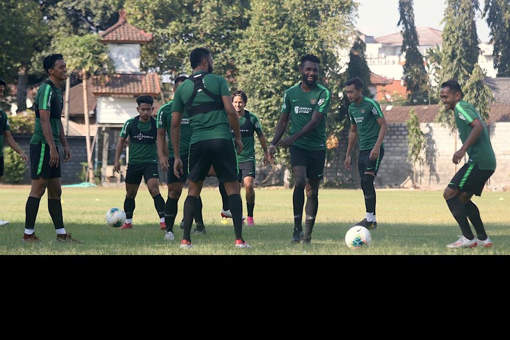 Latihan Timnas Indonesia di Bali Dihiasi Senyum dan Tawa