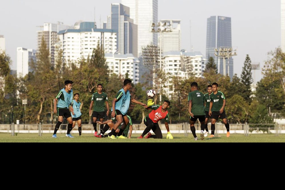 Timnas Indonesia U-22 Asah Serangan Jelang Tanding di China