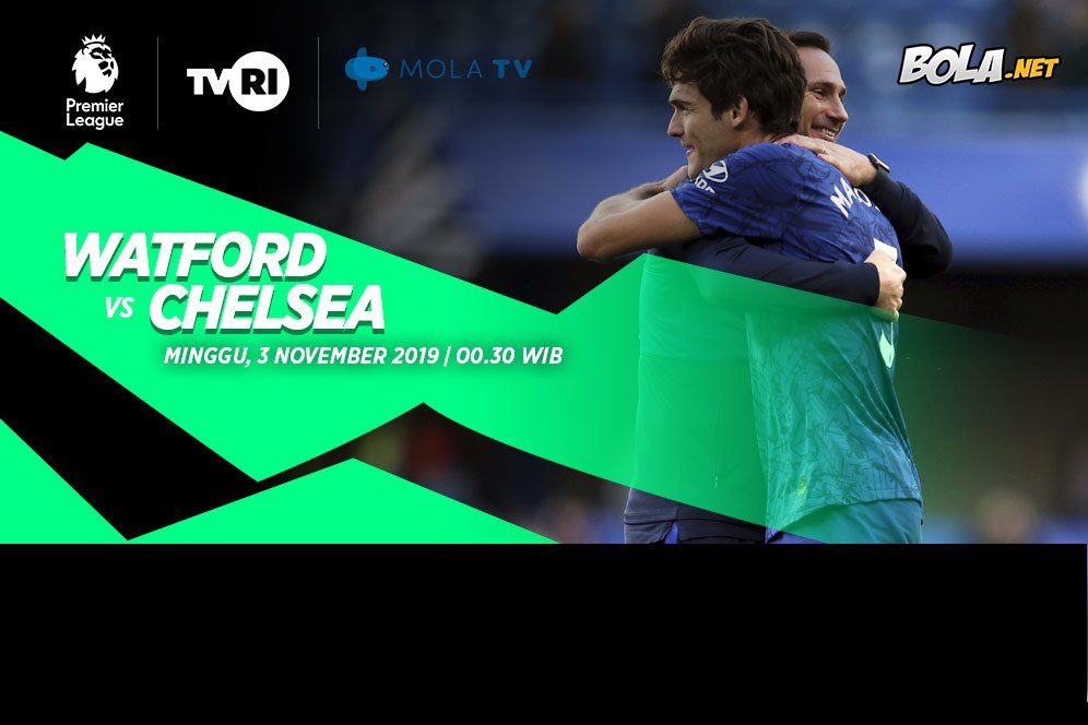 Live Streaming Watford vs Chelsea di Mola TV