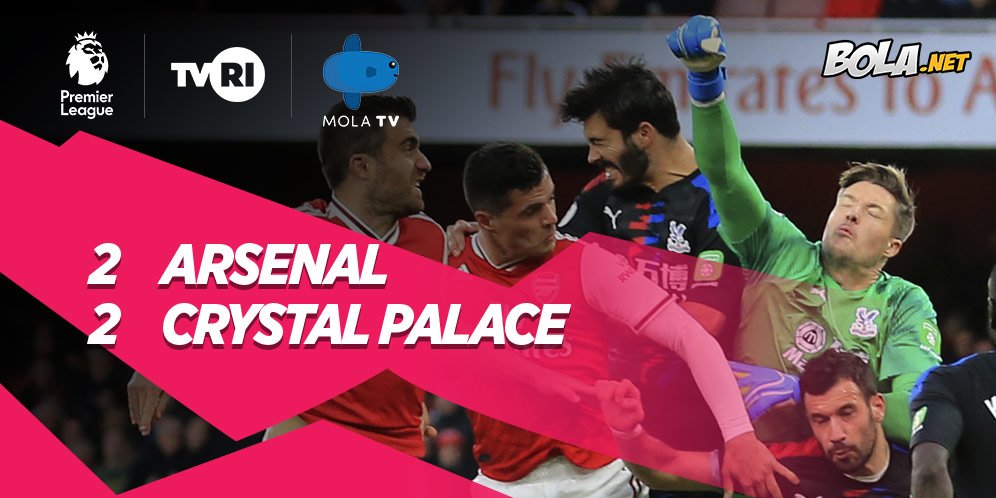 Hasil Pertandingan Arsenal vs Crystal Palace: Skor 2-2 Hasil Pertandingan Arsenal vs Crystal Palace: Skor 2-2