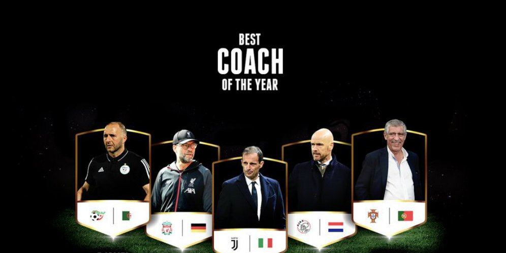 Klopp dan Allegri Bersaing Rebut Penghargaan Pelatih Terbaik Globe Soccer Awards
