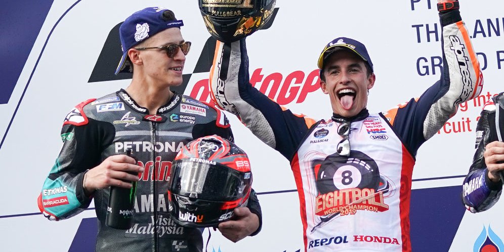 Marquez: Quartararo Bantu Saya Fokus Kunci Gelar MotoGP
