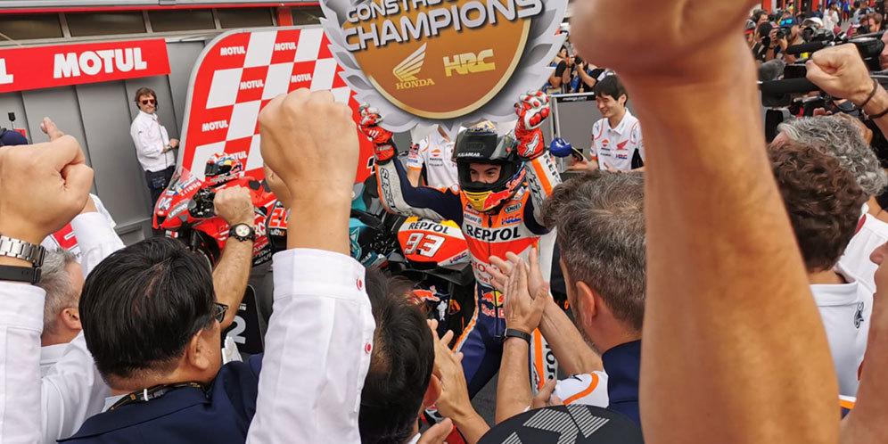 Menangi Motegi, Marc Marquez Sukses Penuhi Janji ke Presiden Honda