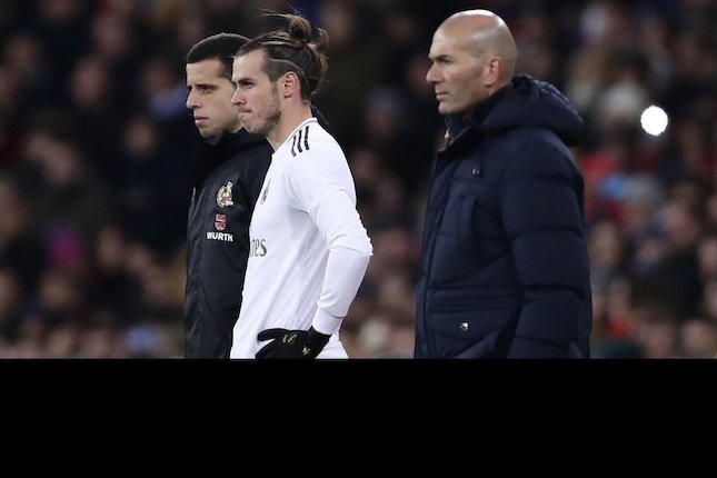 Gareth Bale dan Zinedine Zidane (c) AP Photo