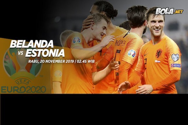 Kualifikasi EURO 2020, Belanda vs Estonia (c) Bola.net